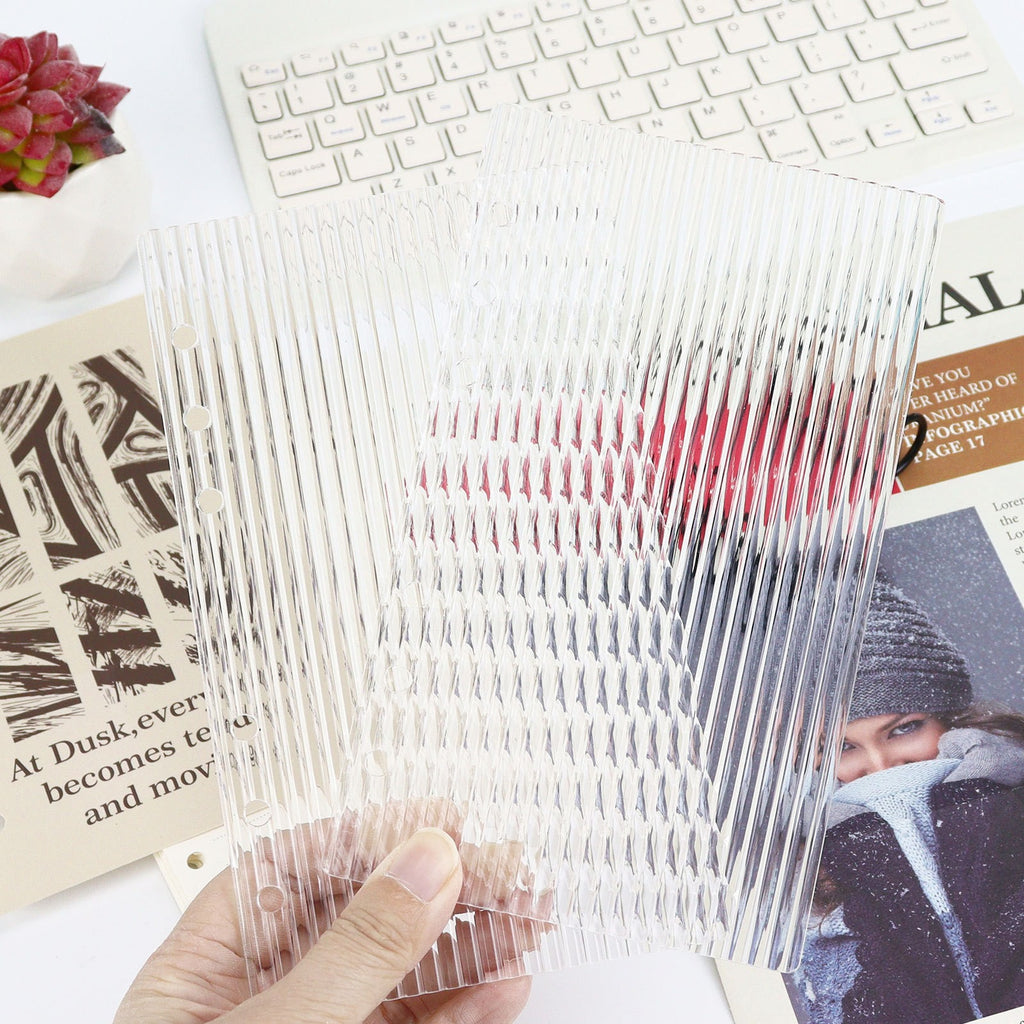 Acrylic blanks planner inserts