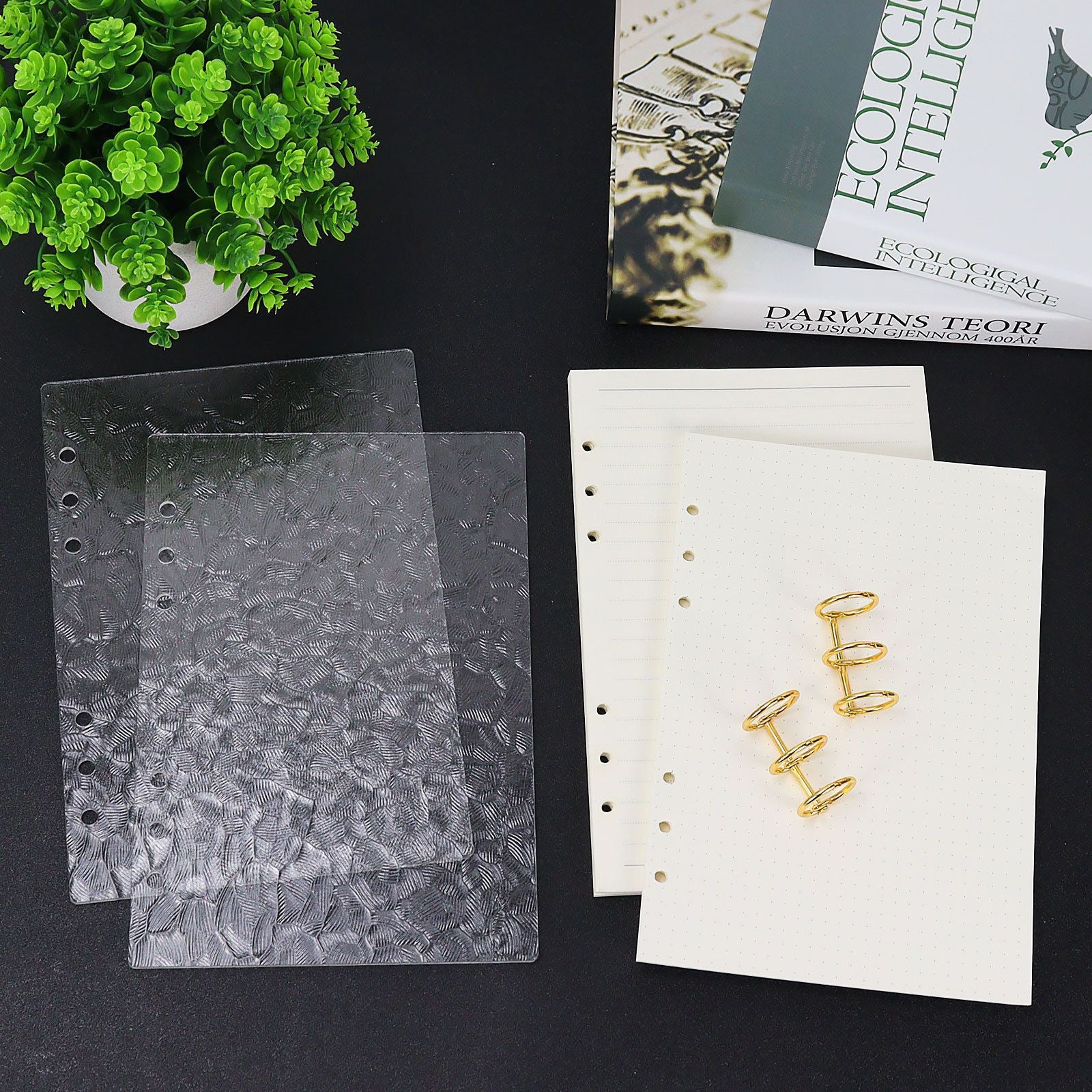 Acrylic blanks planner inserts