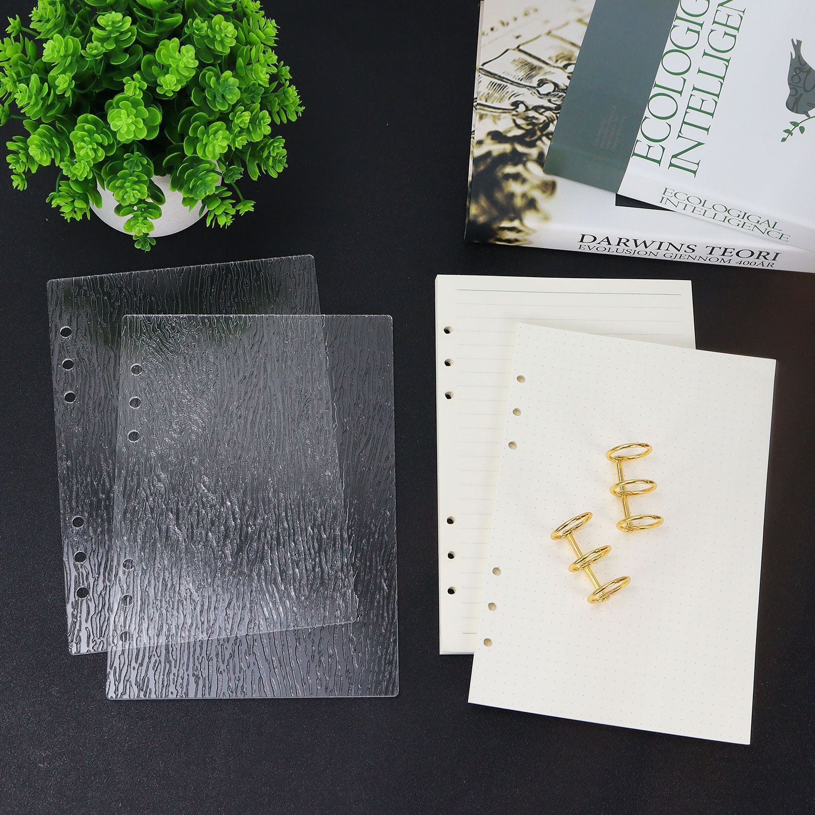 Acrylic blanks planner inserts