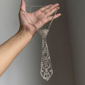 Rhinestone Crystal Tie Necklace