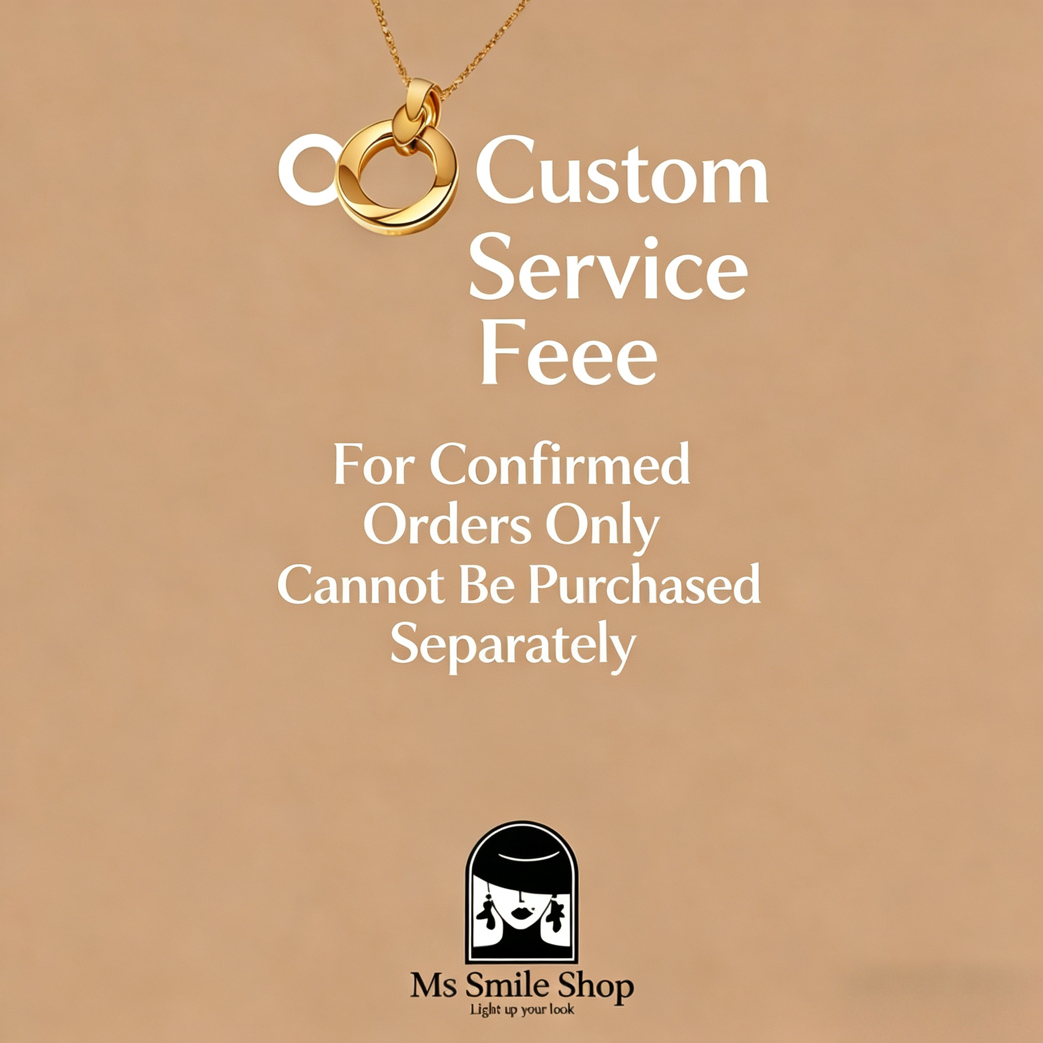 Custom Order Service Fee | Supplementary Payment for Physical Goods Orders