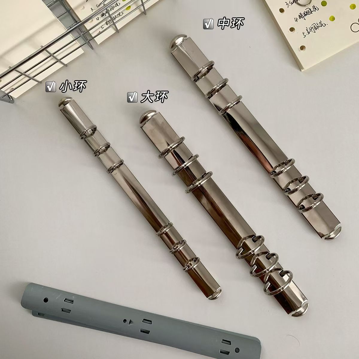 Loose-Leaf Notebook Replacement Rings for A5/A6/A7 Planners