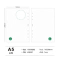 A5 Loose-Leaf Planner Refill Pages, 6-Ring Binder Inserts for Journaling & Organization  
