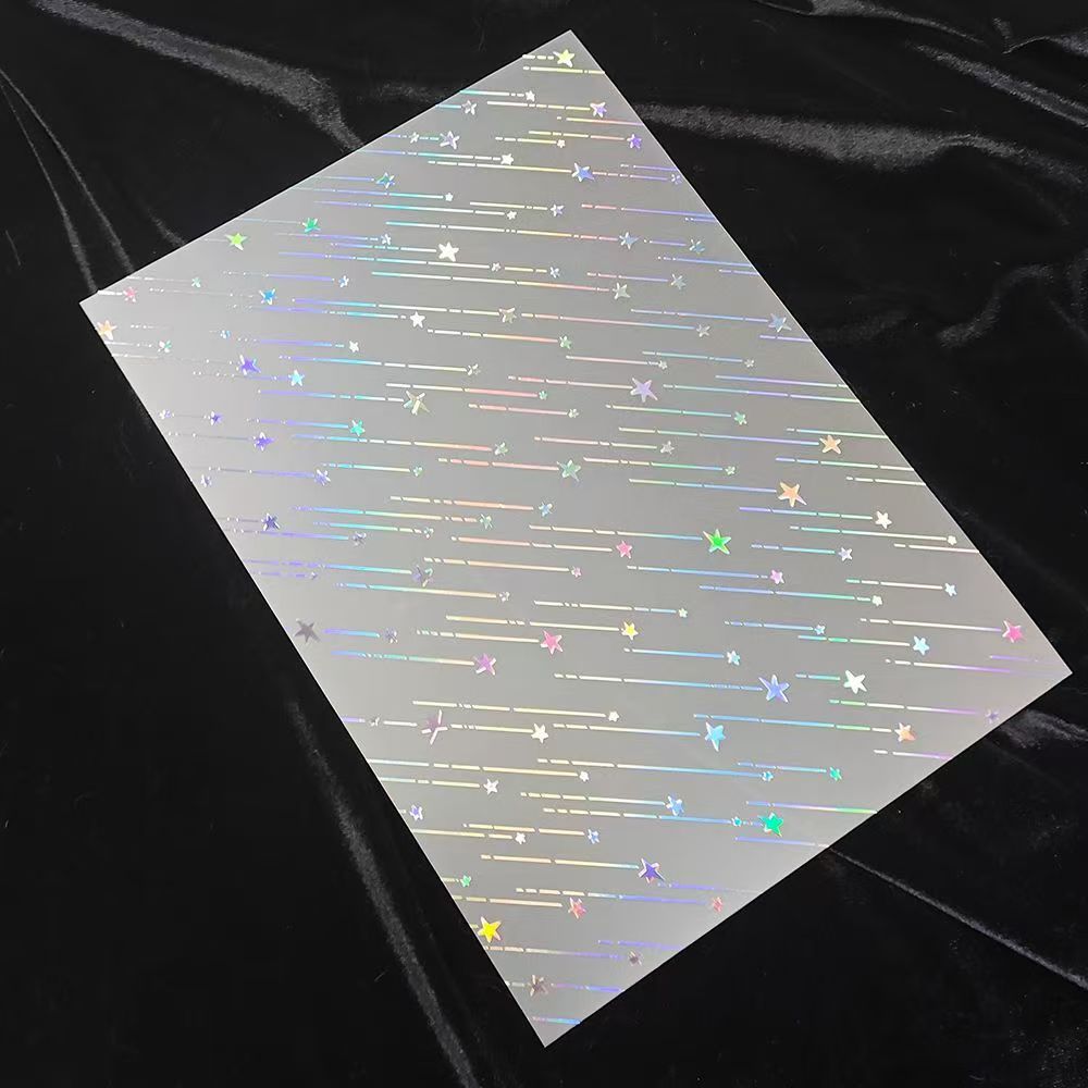 Holographic Star & Constellation Stickers, Transparent DIY Decals for Planners & Crafts  