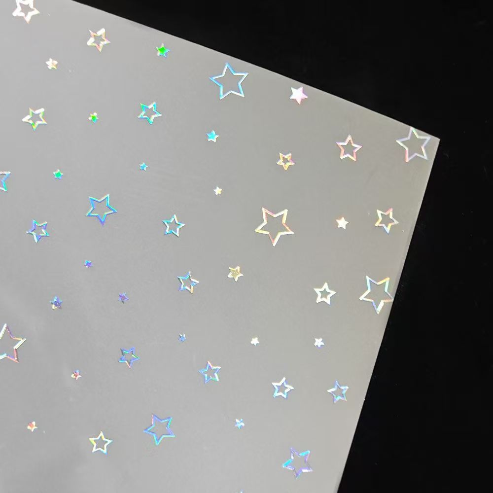 Holographic Star & Constellation Stickers, Transparent DIY Decals for Planners & Crafts  