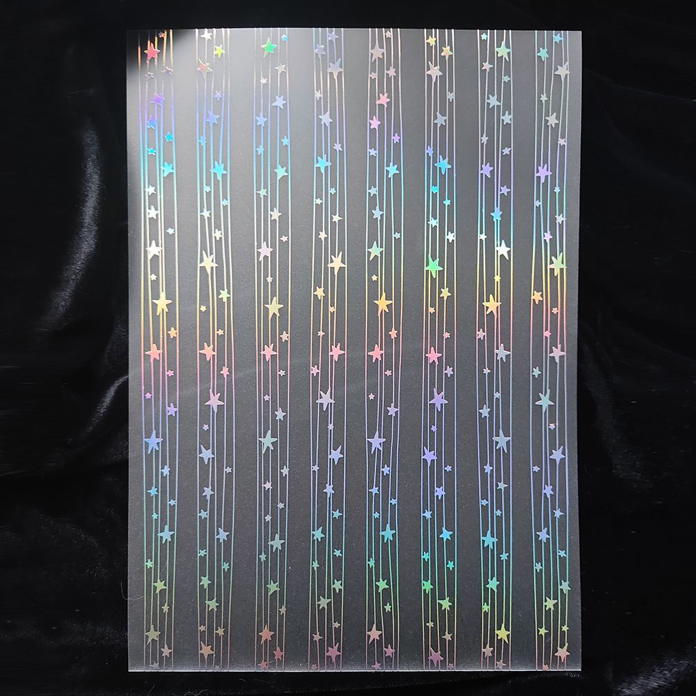 Holographic Star & Constellation Stickers, Transparent DIY Decals for Planners & Crafts  