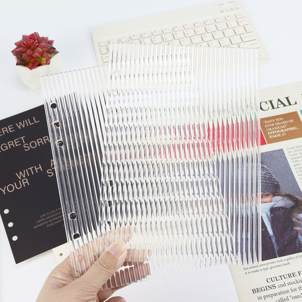 Acrylic blanks planner inserts