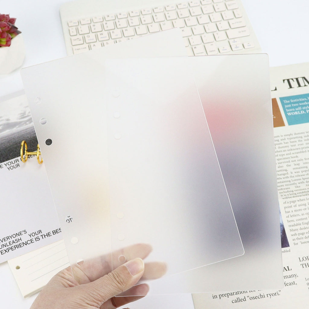 Acrylic blanks planner inserts