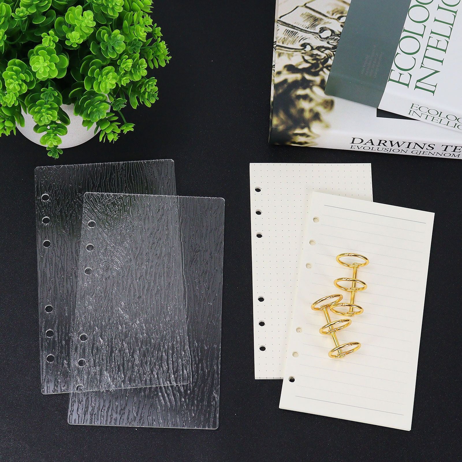Acrylic blanks planner inserts