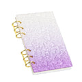  A6 Transparent Acrylic Binder Front with Wavy Pattern, Durable Protector for Budget Binder